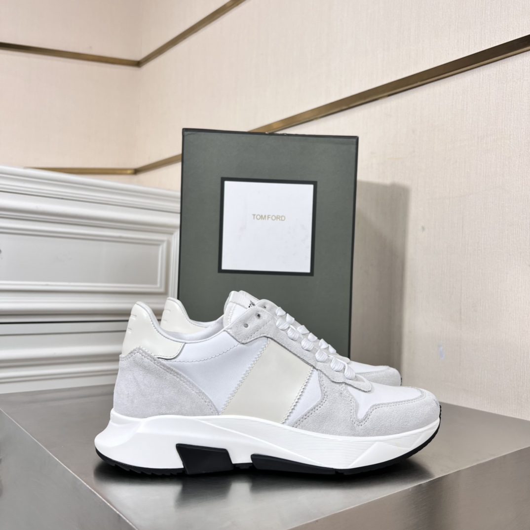 톰포드 스웨이드 테크니컬 패브릭 JAGGA 스니커즈