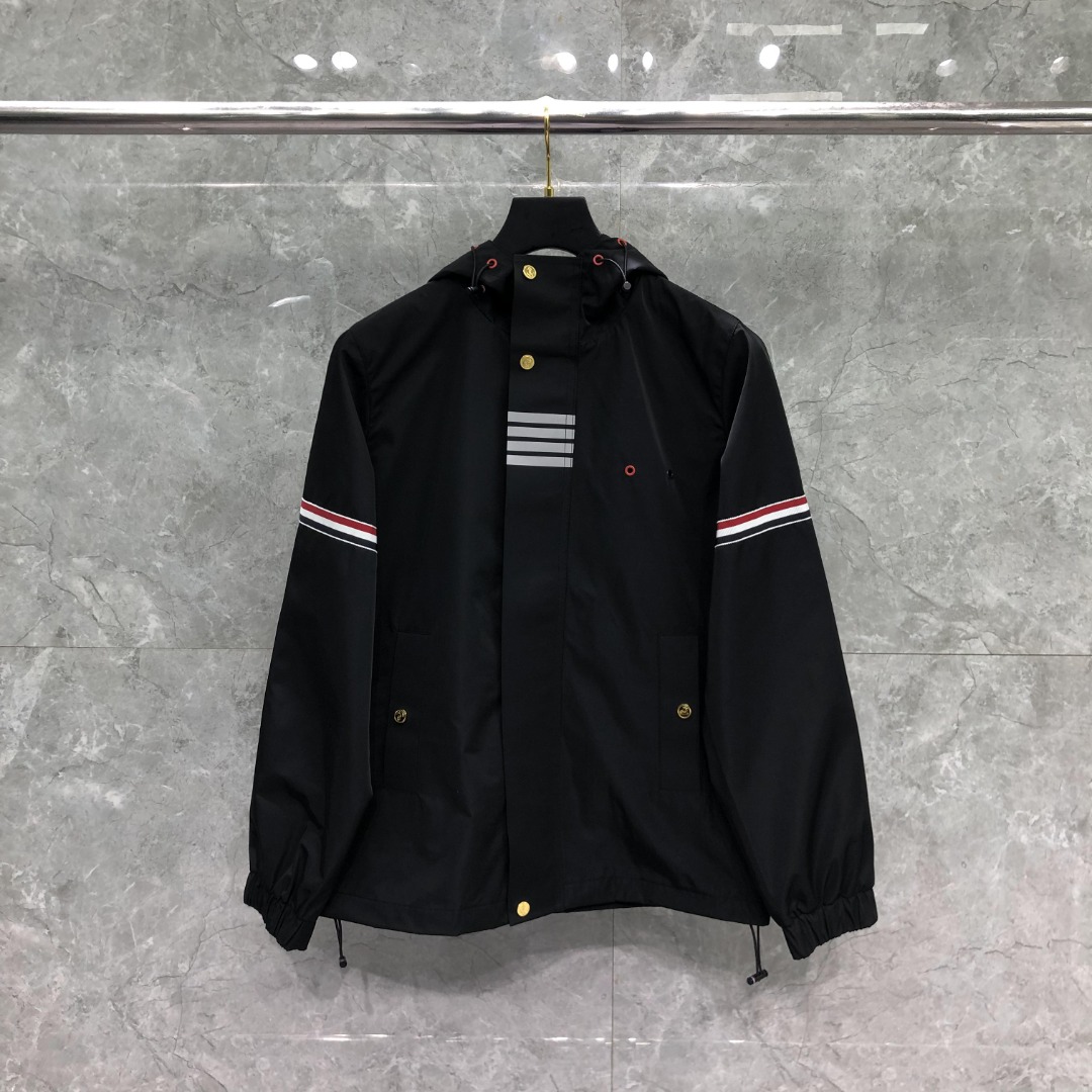 클래식 사봉후드 자켓