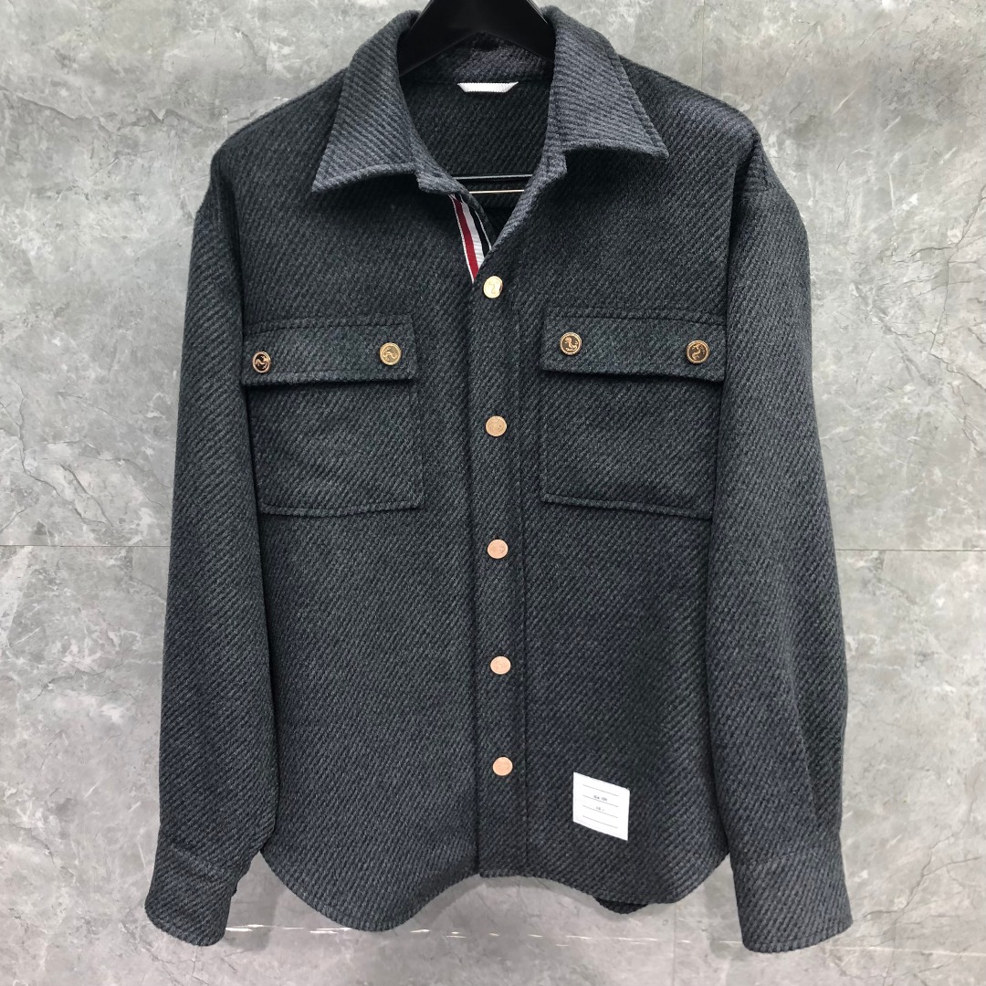 모직 셔츠 자켓