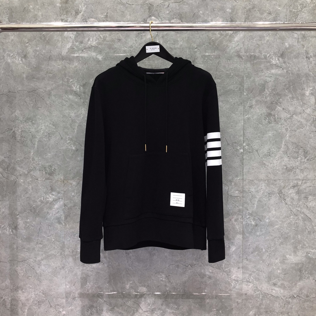 톰브라운 남녀공용 후드티셔츠