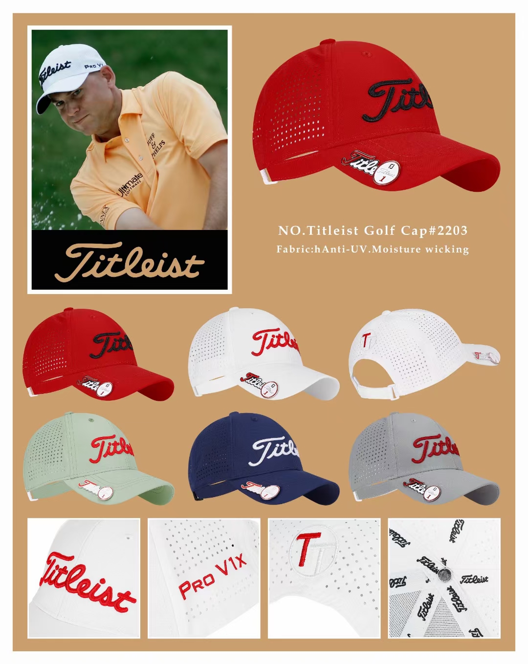 Titleist pro v1x 캡