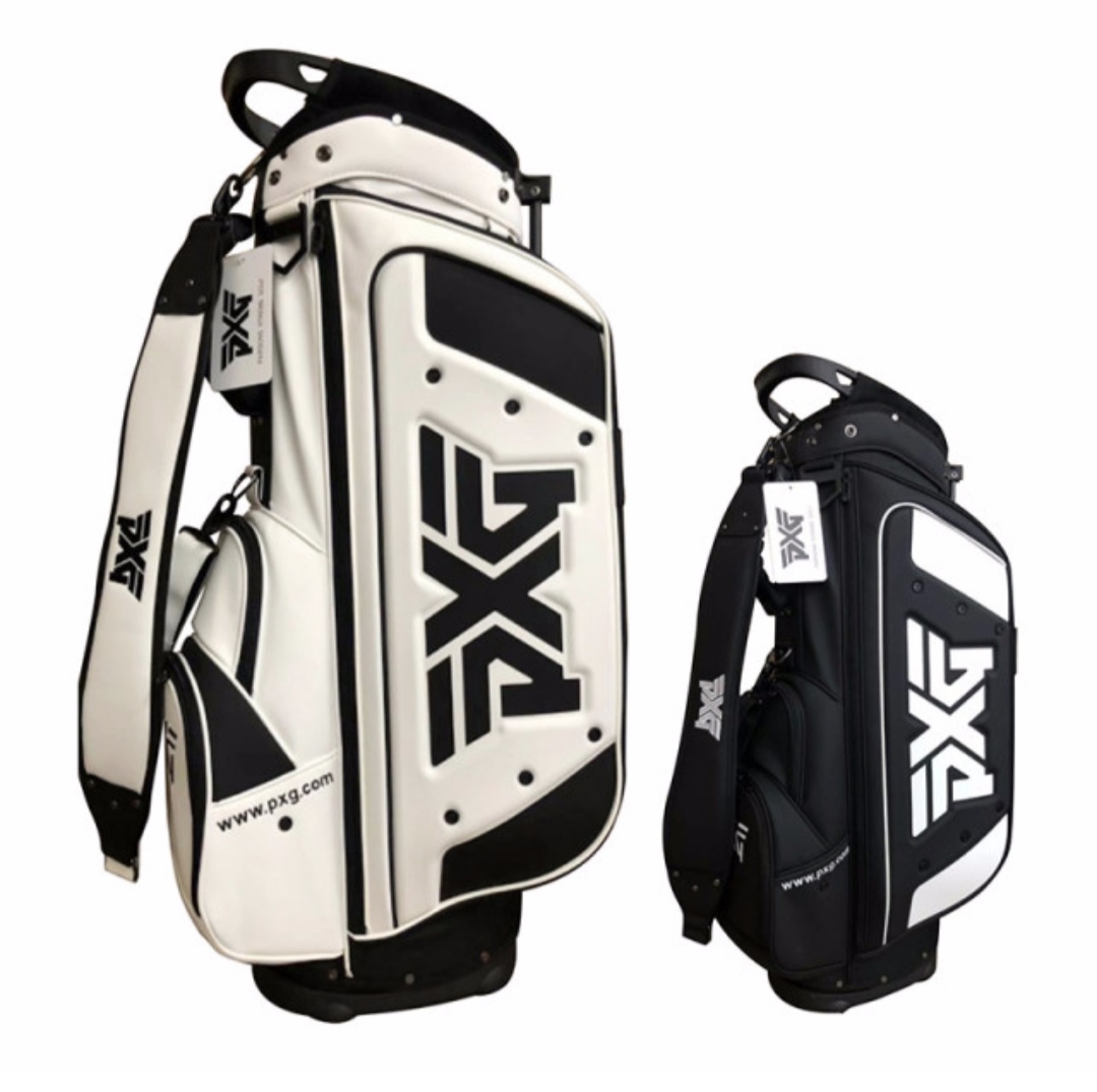 PXG Golf Player Stand Bag White/Black 36 Inch