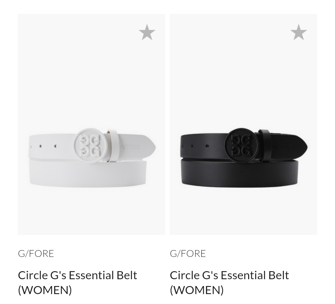 G/FORE Women Circle G's Essential Belt