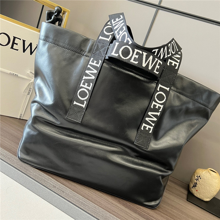 LOEWE 로에베 카프스킨 폴드 쇼퍼백 L6088