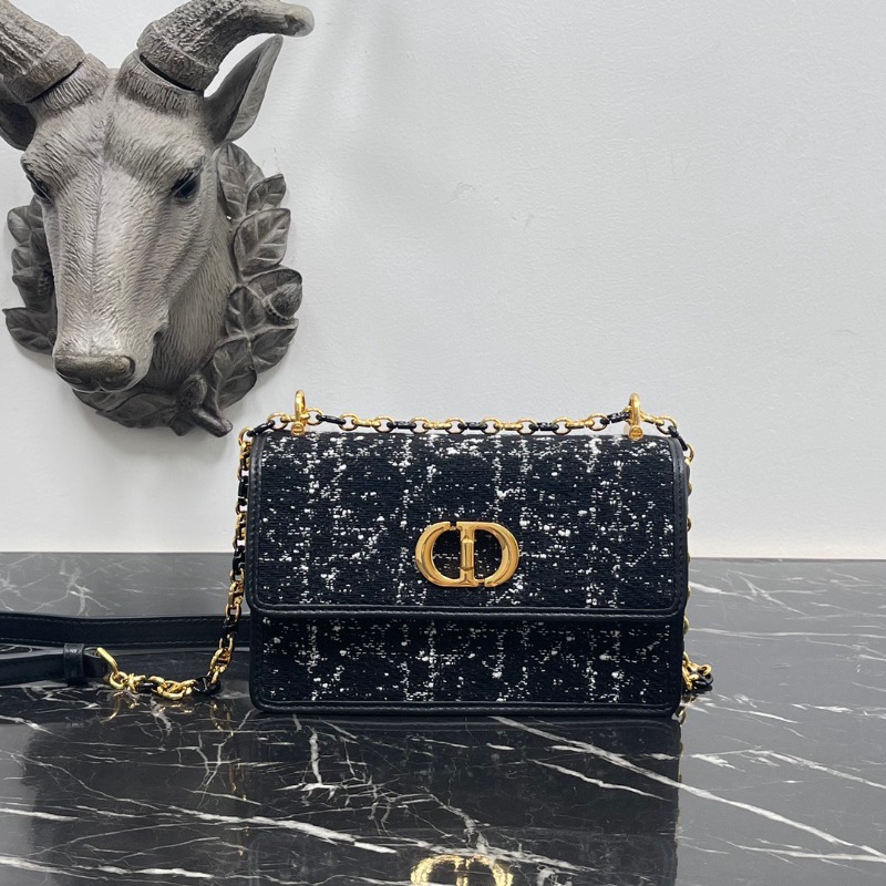 DIOR 디올 미스 카로 트위드 미니백