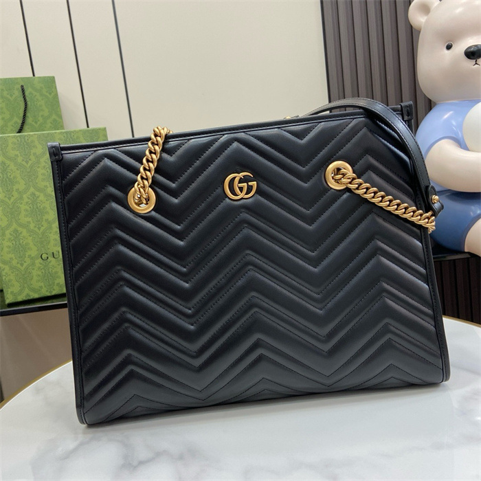 GUCCI 구찌 GG 마몬트 미디엄 토트백 779724
