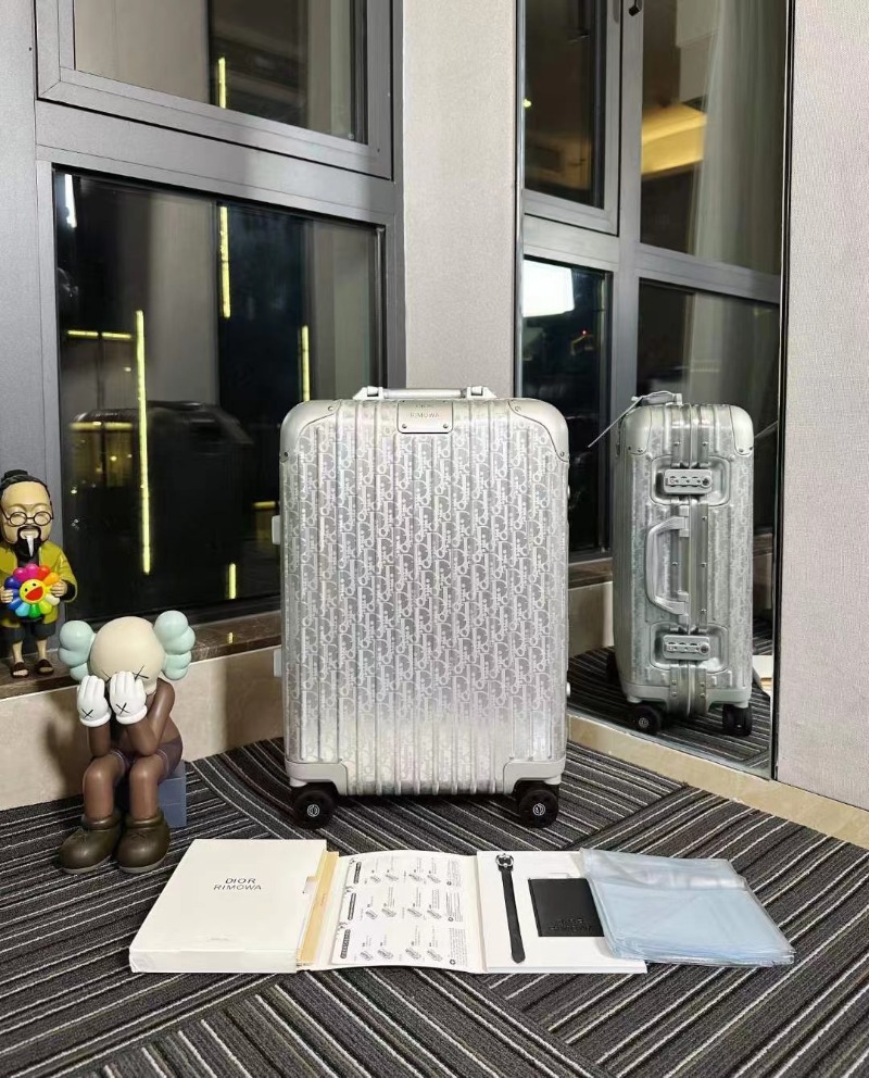  DIOR & RIMOWA 디올 리모아 오블리크 기내용 캐리어