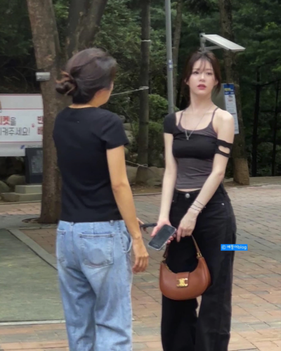 [배우 고윤정] CELINE 셀린느 미디엄 아바 트리옹프백