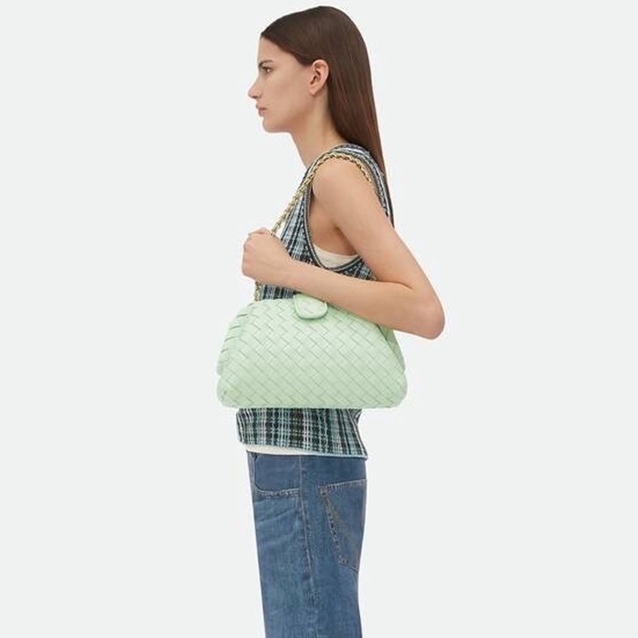 Bottega Veneta 보테가베네타 여성 틴 로렌 체인 클러치