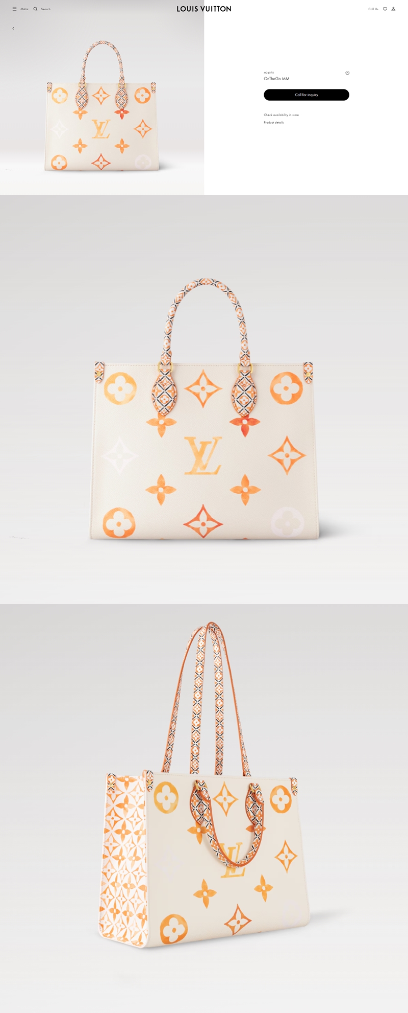 LOUIS VUITTON  루이비통 온더고 MM