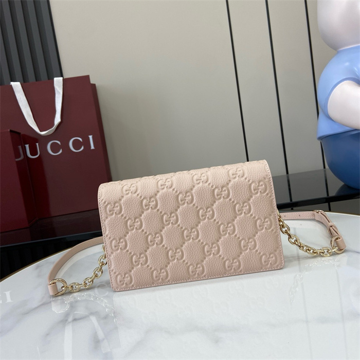 GUCCI 구찌 GG 엠블럼 미니 숄더백 818705 2024/신상 3COLOR