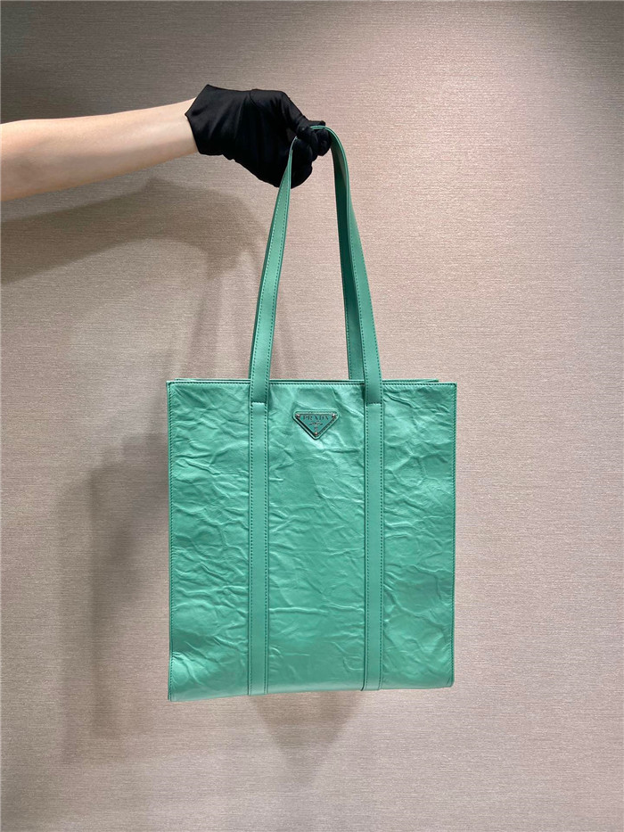 Prada  프라다 스몰 앤티크 나파 가죽 토트백 1BG4