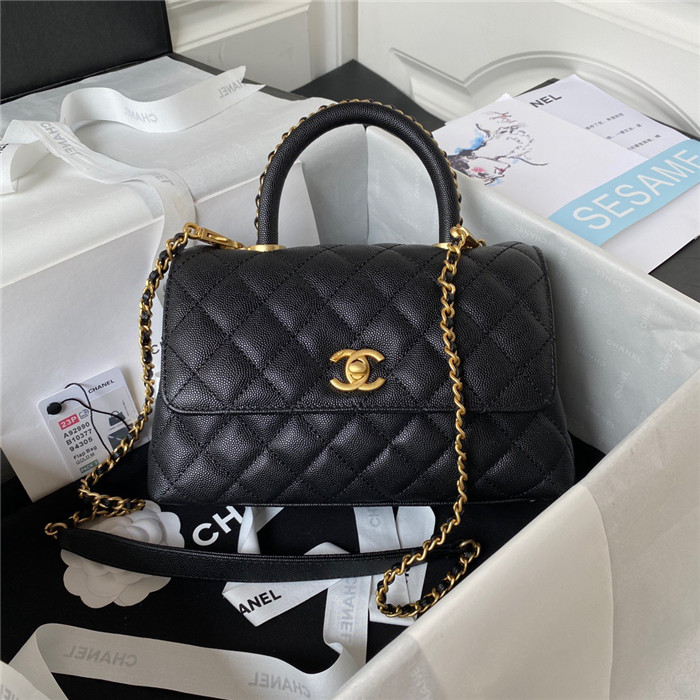  Chanel 샤넬 코코핸들 케비어 스몰 23CM AS92990
