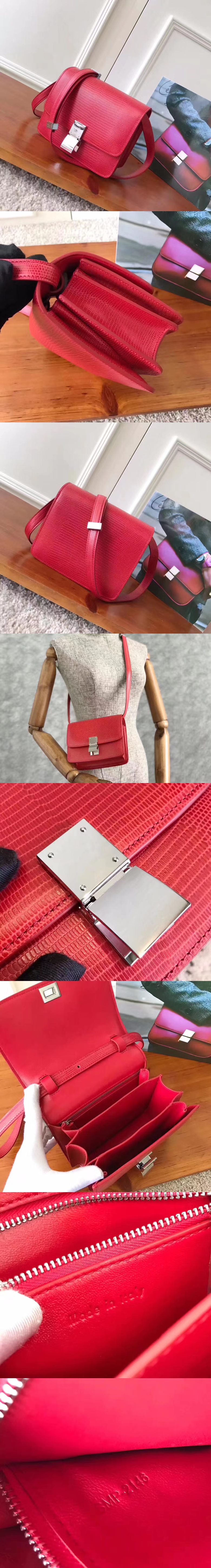 [CELINE]셀린느 클래식박스 16cm 레드