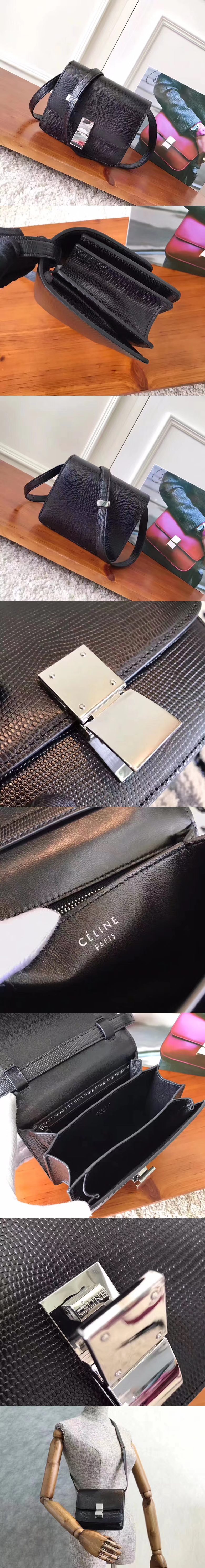 [CELINE]셀린느 클래식박스 16cm 블랙