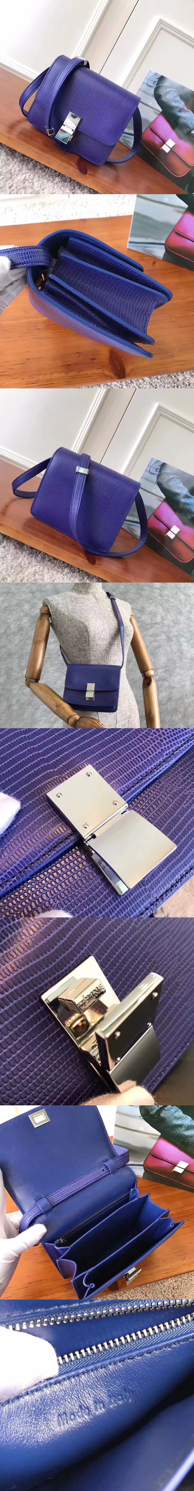 [CELINE]셀린느 클래식박스 16cm 블루