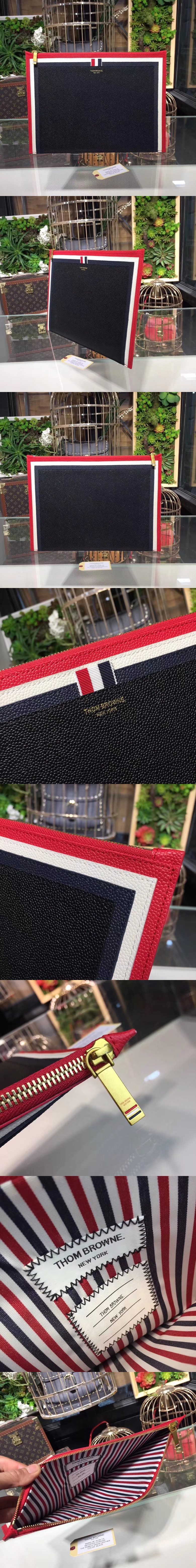 [Thom Browne]톰브라운 클러치 33cm-4