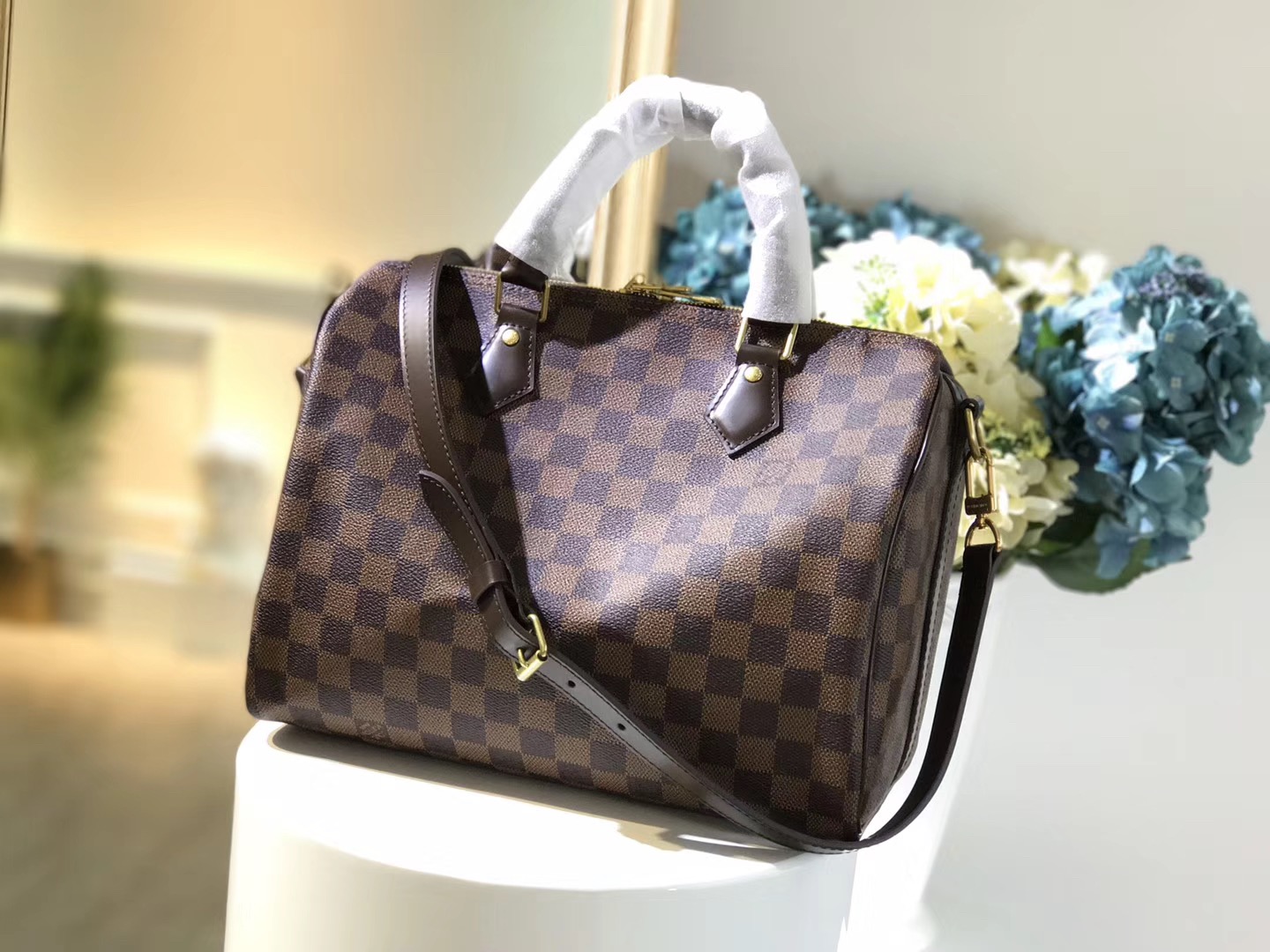 루이비통 스피디 다미에 SPEEDY MM N41367