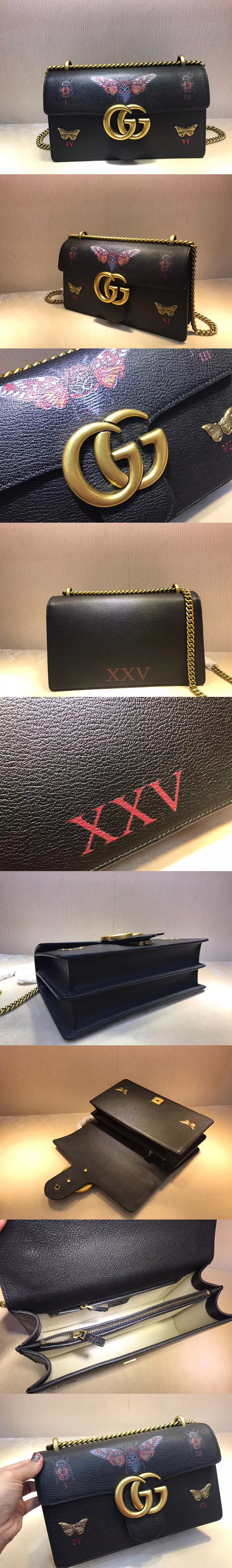 [GUCCI]구찌 마몬트 체인 숄더백 488716-1