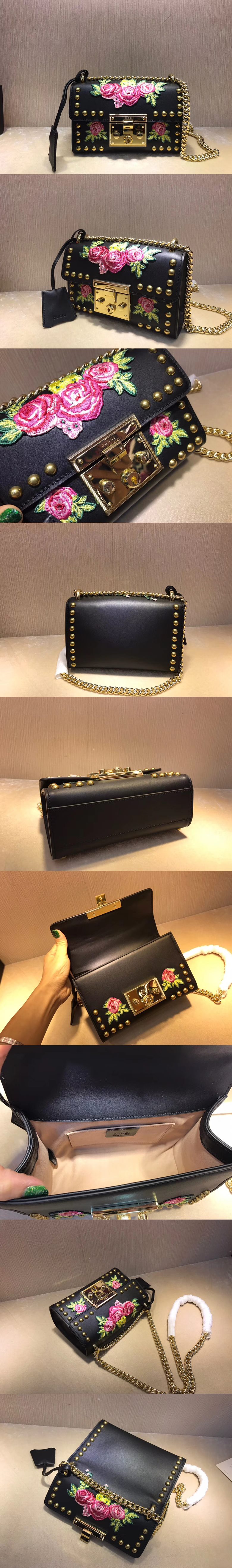 [GUCCI]구찌 패드락 체인 숄더백 432182-8