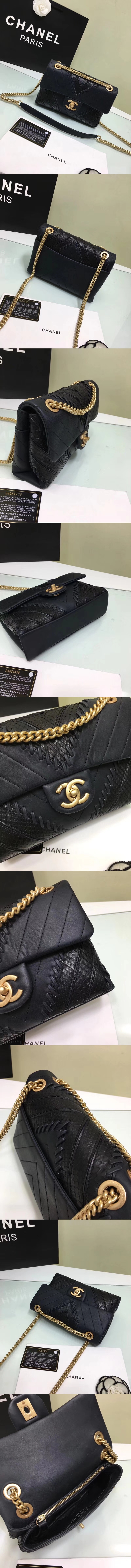 [CHANEL]샤넬 가죽 플랩백