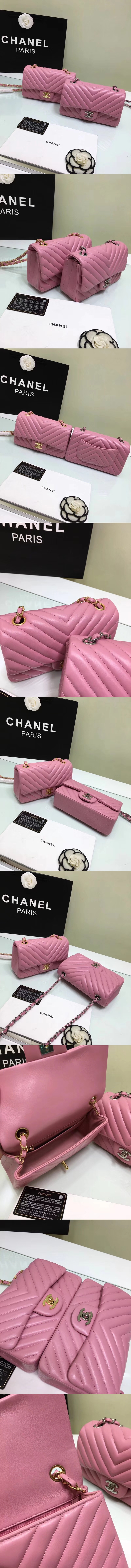 [CHANEL]샤넬 쉐브론 클래식 뉴미니 A1119-2