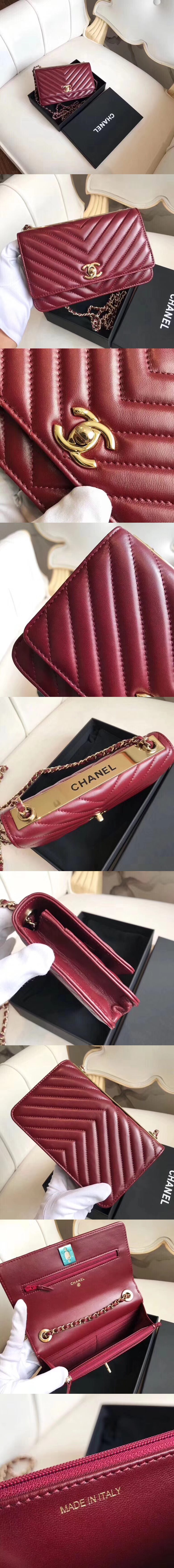 [CHANEL]샤넬 쉐브론 트렌디 WOC025