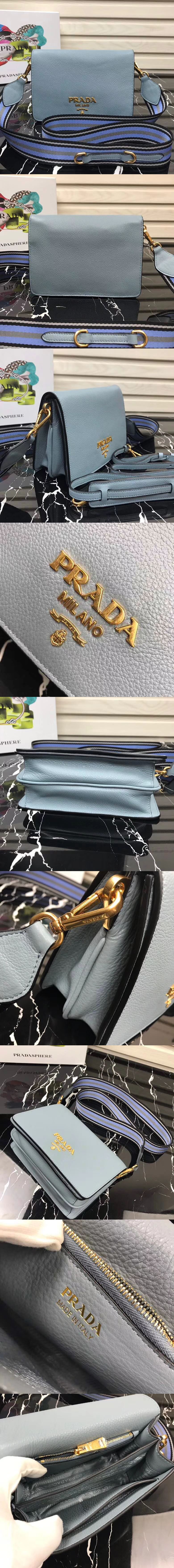 [PRADA]프라다 레더 숄더백 1BD102-1