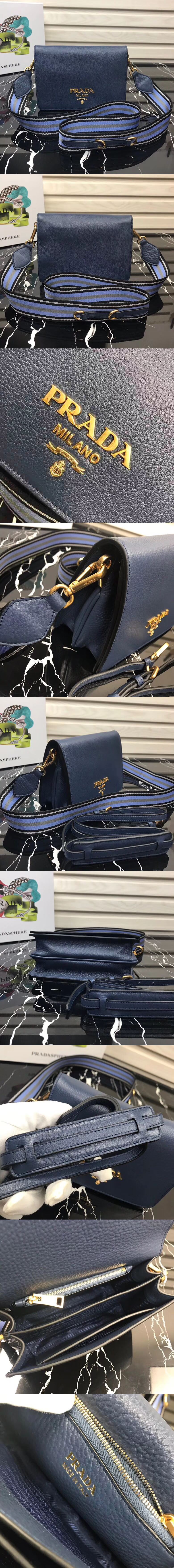 [PRADA]프라다 레더 숄더백 1BD102-2