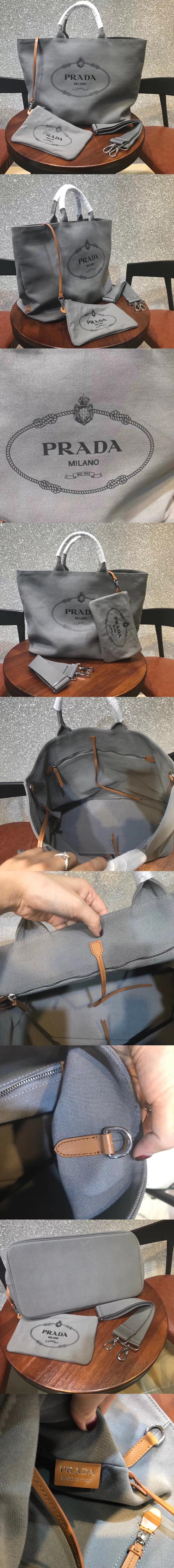 [PRADA]프라다 페브릭 핸드백 1BG161