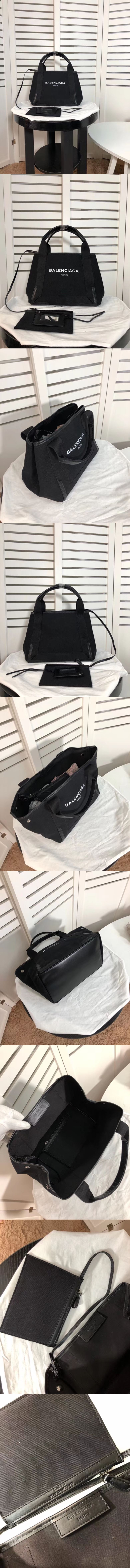 [BALENCIAGA]발렌시아가 네이비 쇼퍼백 XS