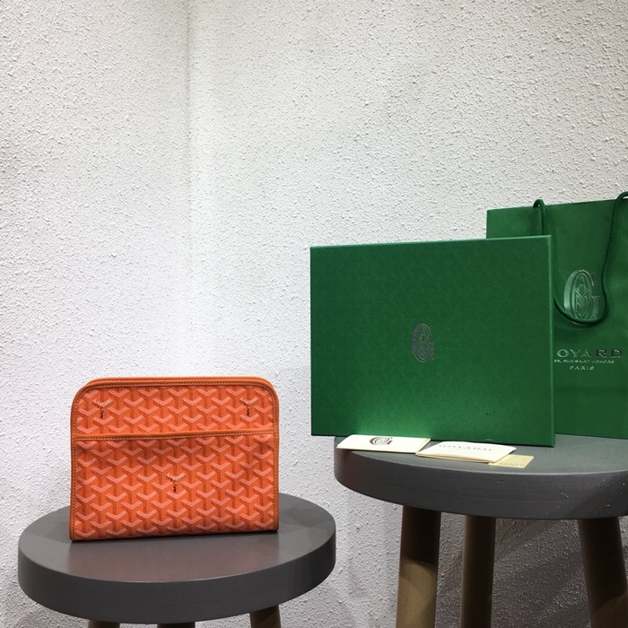 Goyard 2020 PVC Clutch Bag,24.5CM - 고야드 2020 PVC 남여공용 클러치백,GYB0204,24.5CM,오렌지