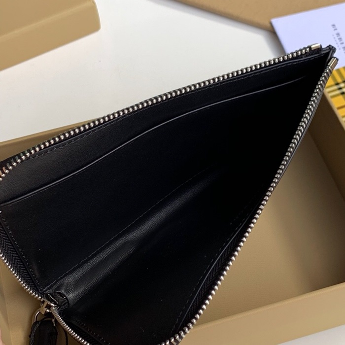 Burberry 2020 Leather Clutch Bag, 19cm - 버버리 2020 레더 남성용 클러치백 ,BURB0441,19cm,블루,그레이,브라운