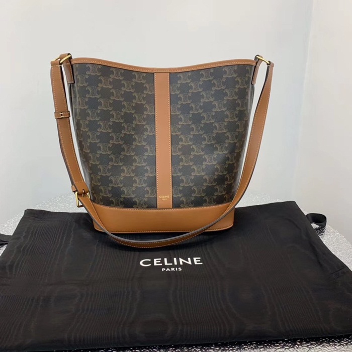  Celine 셀린느 트리오페 버킷백 60021