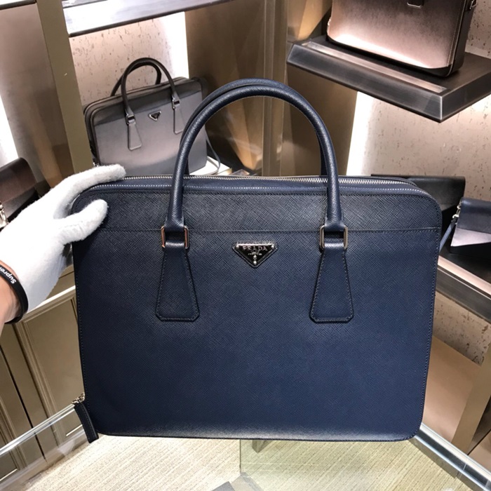 PRADA 프라다 사피아노 브리프케이스 서류가방 2VE366-9 ,36CM,3종