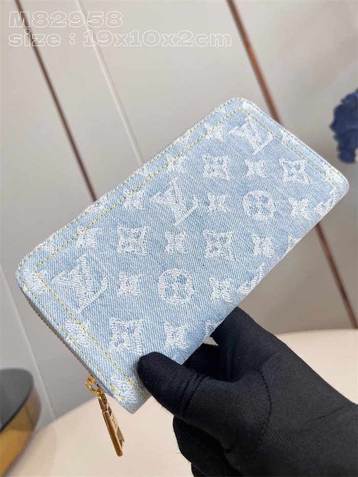 LOUIS VUITTON 루이비통 지피 데님 장지갑 M82958 2024/신상