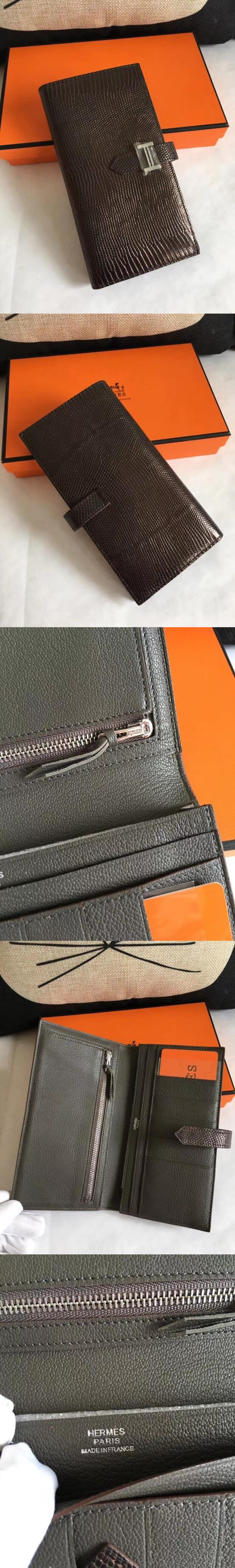 [HERMES]에르메스 베안 장지갑 스네이크-43