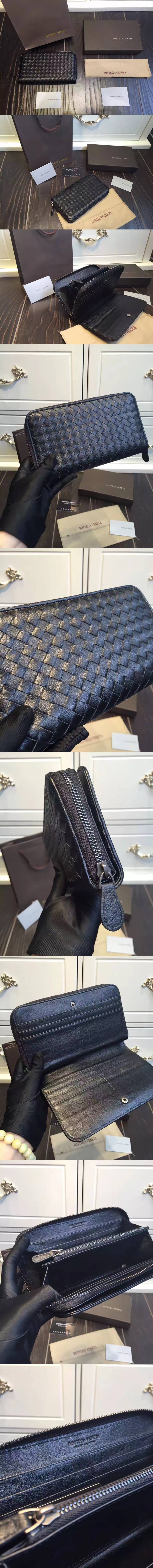 [BOTTEGA VENETA]보테가베네타 인트레치아토 나파 짚어라운드 324869-6