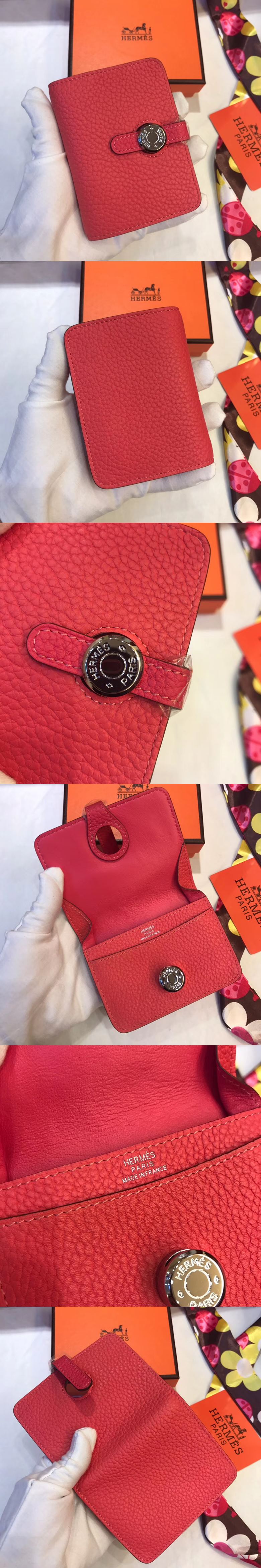 [HERMES][프리미엄]에르메스 도곤 카드지갑4 토고