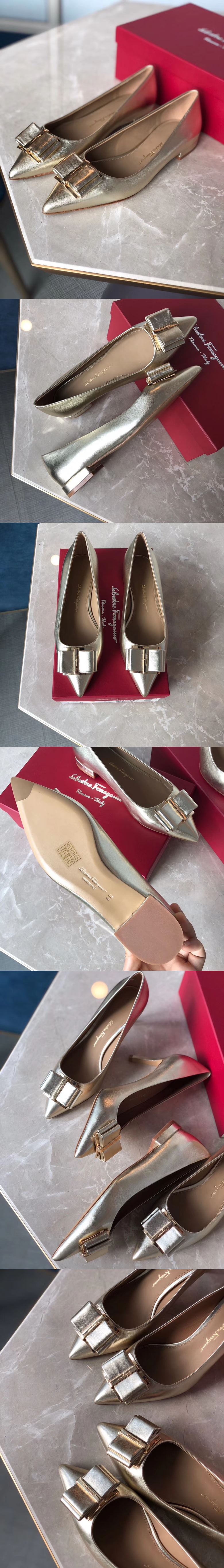 페레가모 더블보우 플랫 M1620-2