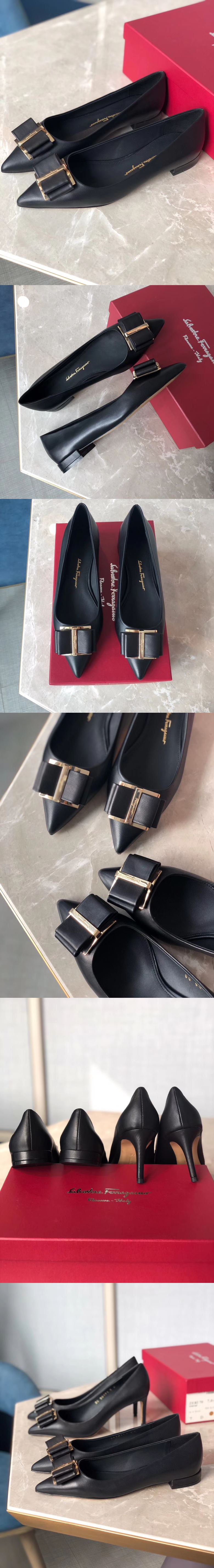 페레가모 더블보우 플랫 M1620-6