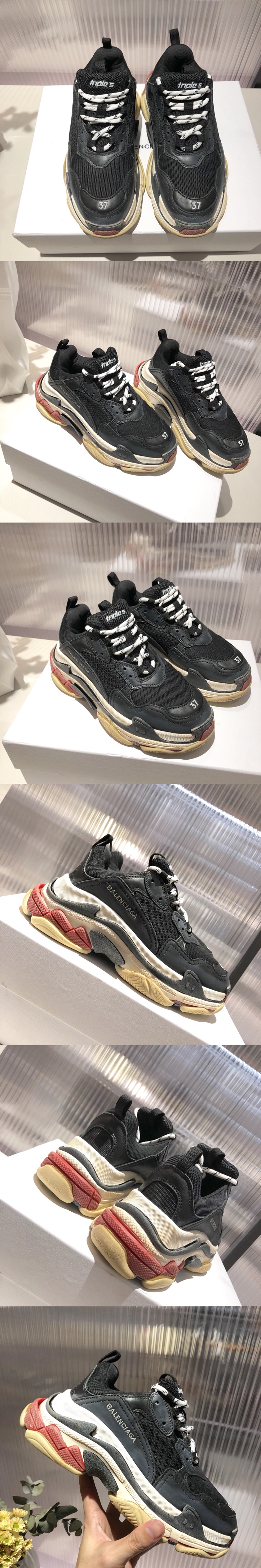 발렌시아가 트리플S 남여 공용 스니커즈