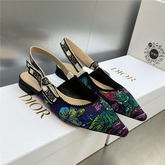 DIOR 디올 자 디올 슬링백 플랫 샌들 D69088
