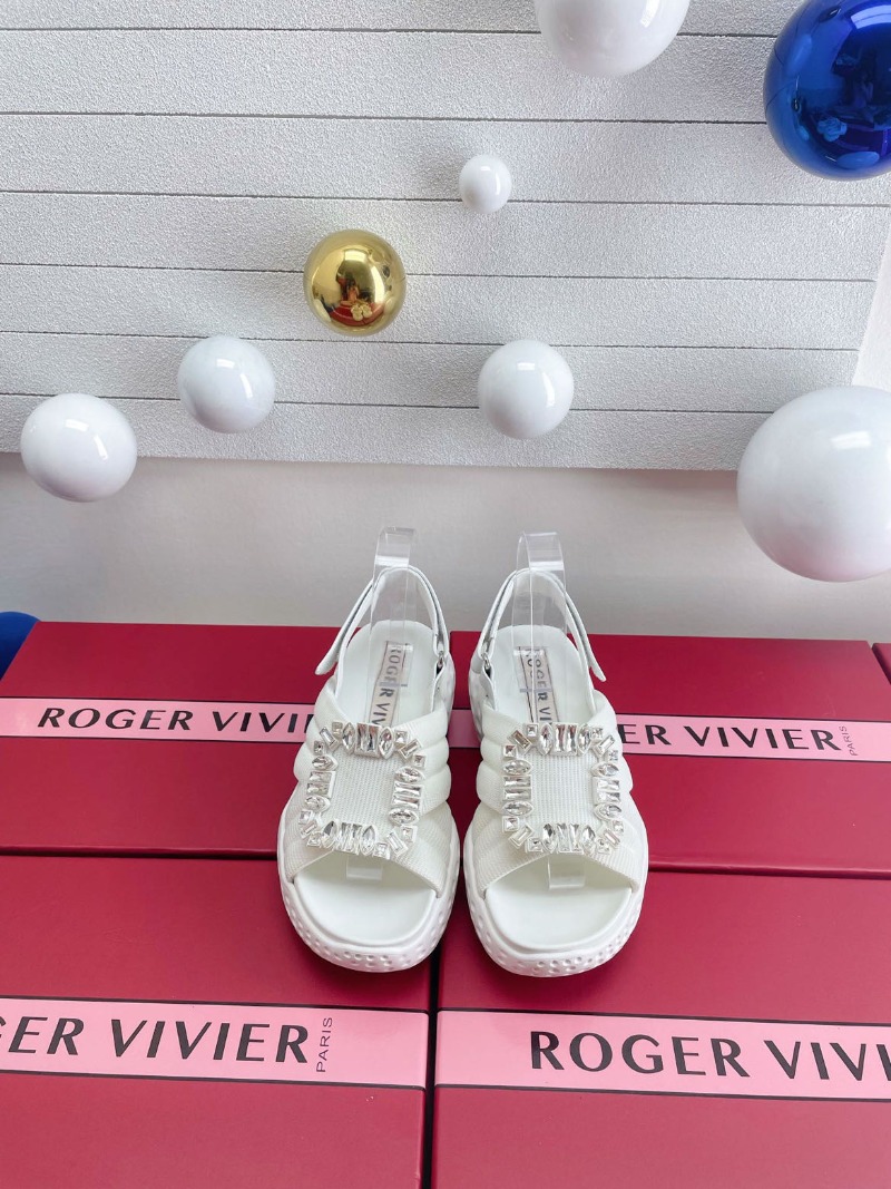 ROGER VIVIER 로저비비에 바이 비브런 라이트 스트라스 버클 샌들
