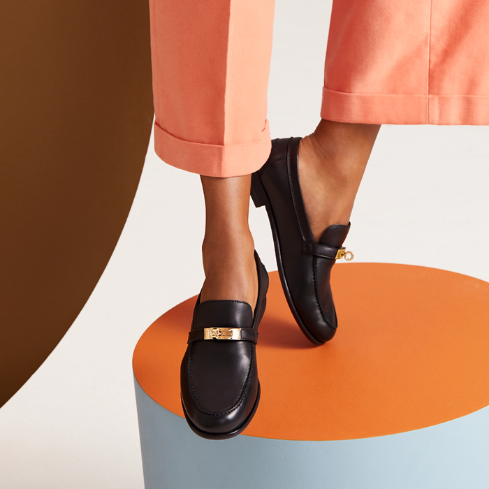 Hermes에르메스 남성 블랙 데스틴 로퍼