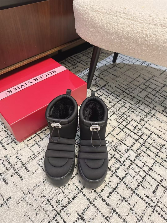 ROGER VIVIER 로저비비에 여성용 스노우 부츠 (굽높이5CM) R56278-1 2024/신상 블랙,브라운 2color