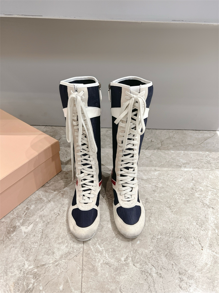 MIUMIU 미우미우 여성용 롱 부츠 M64204-1 2024/신상 2COLOR