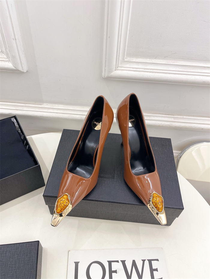 SAINT LAURENT 생로랑 여성용 힐 (굽높이10.5CM) Y78572-1 2024/신상 2COLOR