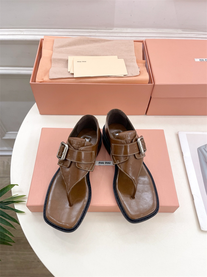 MIUMIU 미우미우 여성용 샌들 (굽높이3CM) M96848-2 2024/신상 2COLOR