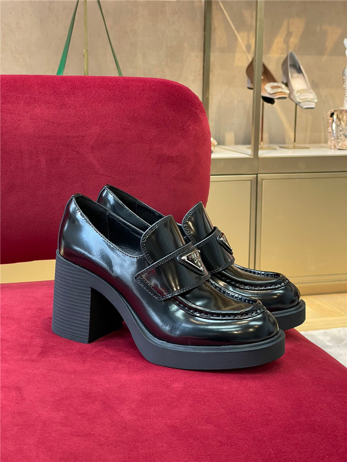 PRADA 프라다 여성용 로퍼 (굽7.5CM) P30117